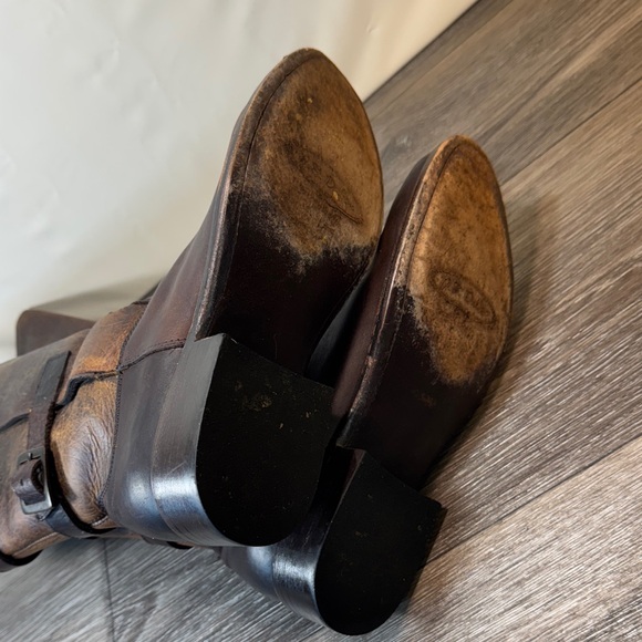 JB Dillon Brown Leather Knee-High Boots woman’s size 7.5 - Picture 6 of 15